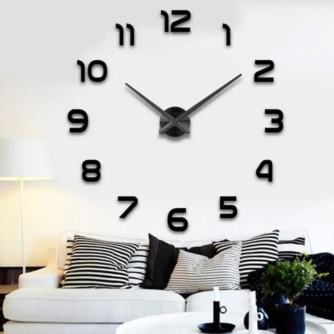 Reloj De Pared Digital 3d Moderno Y Grande De 110cm