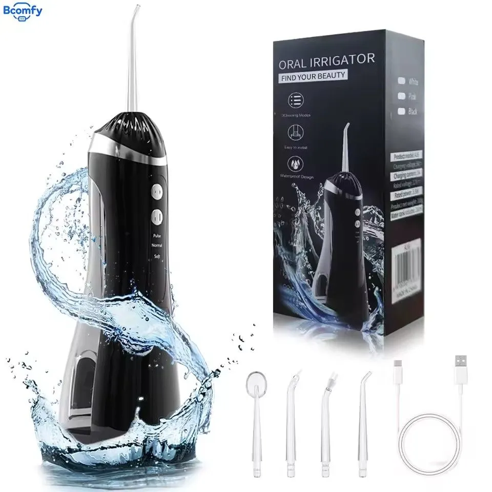 Irrigador Oral eléctrico impermeable portátil inalámbrico blanqueamiento Dental lavadora bucal — Cuidado bucal
