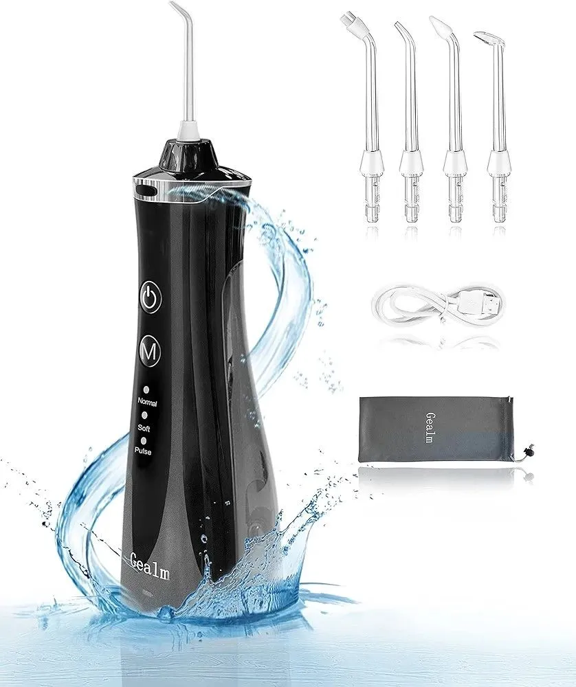 Irrigador Oral eléctrico impermeable portátil inalámbrico blanqueamiento Dental lavadora bucal — Cuidado bucal