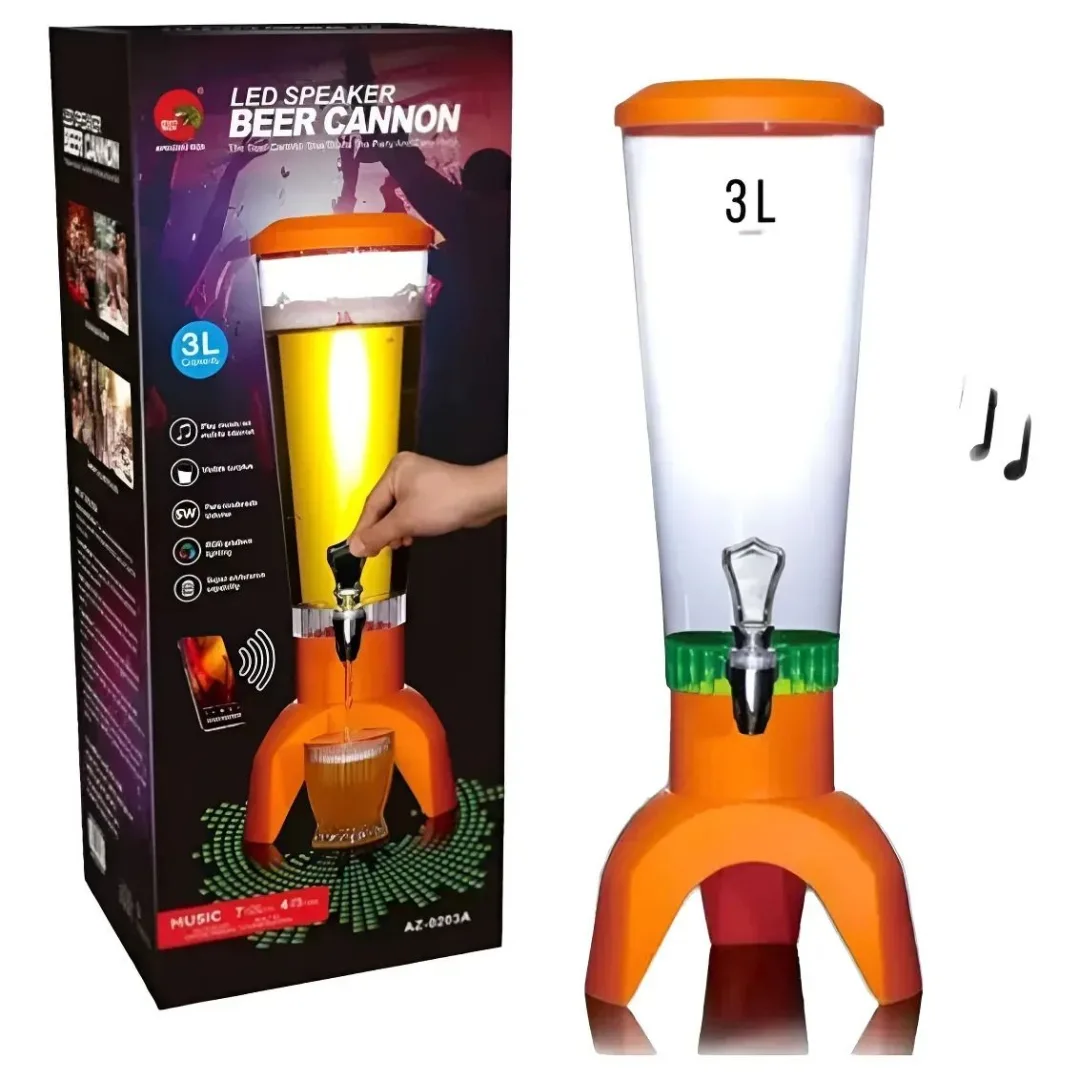 Dispensador De Cerveza 3 Litros Con Parlante