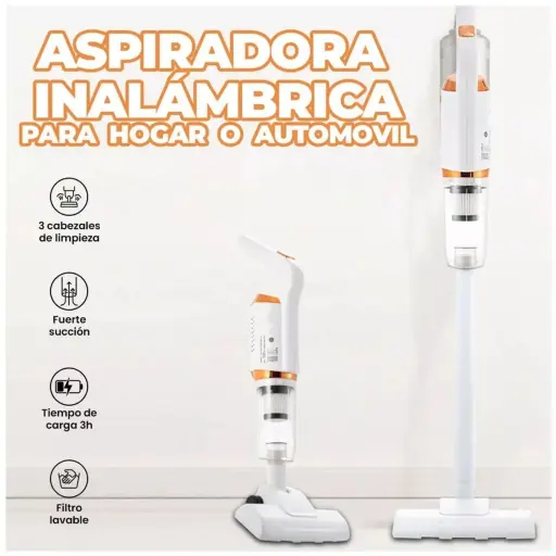 Aspiradora Inalambrica 2 En 1 Para El Hogar One Pixel