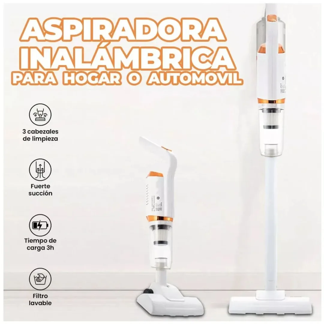 Aspiradora Inalambrica 2 En 1 Para El Hogar One Pixel