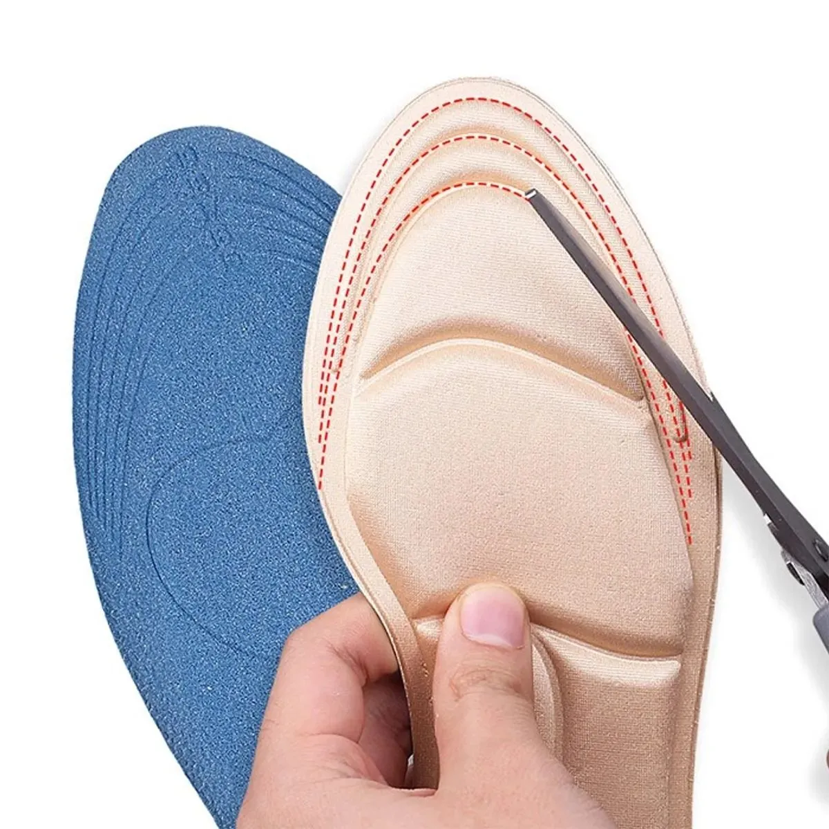 Plantillas de espuma acolchadas para tacos zapatos transpirables PACK DE 3 PARES