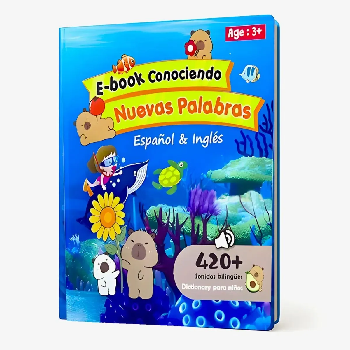 Libro Educativo Interactivo Bilingüe Para Niños Con Sonido