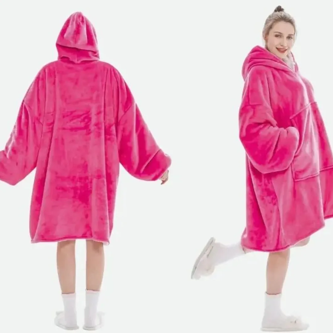 HUGGLE HODDIE POLERON guinda