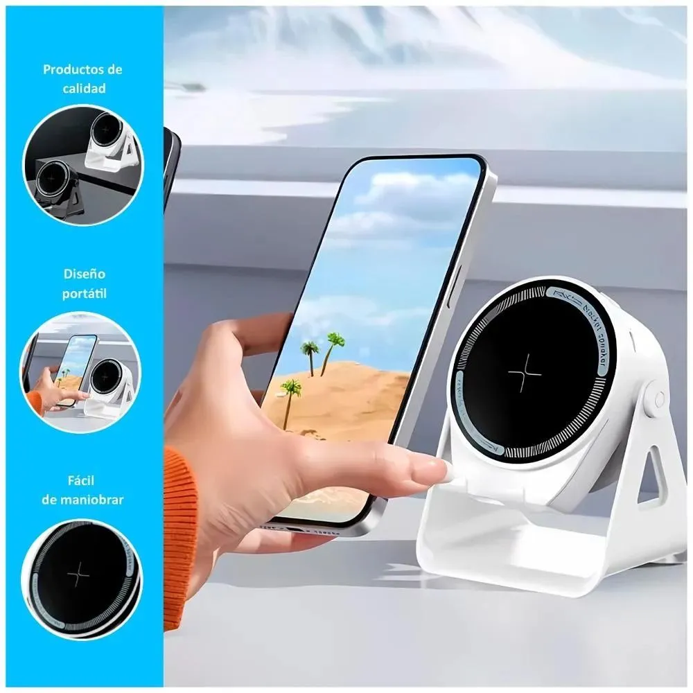 Parlante Inalámbrico Por Inducción Zj-08 Bluetooth
