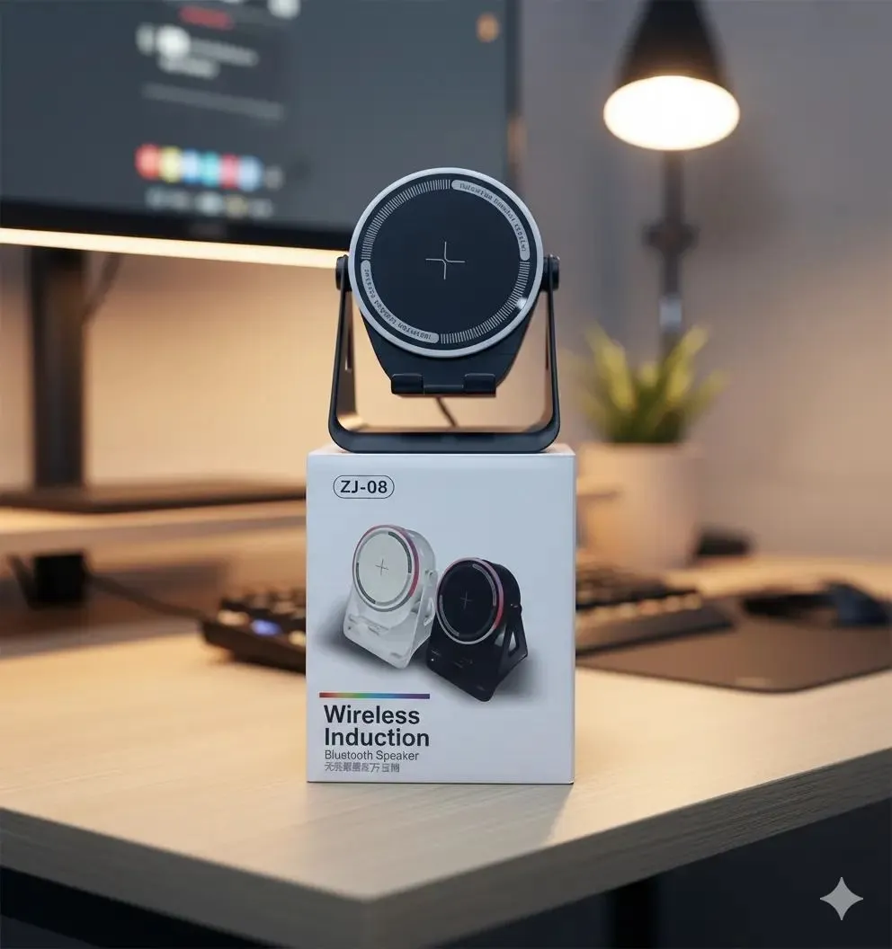 Parlante Inalámbrico Por Inducción Zj-08 Bluetooth