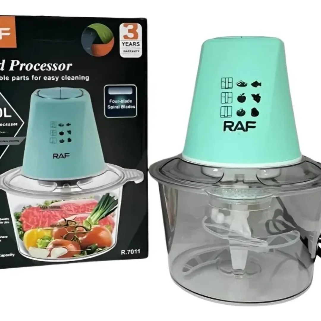 Procesador De Alimentos Raf R7018 De 2L 800w Vaso De Vidrio