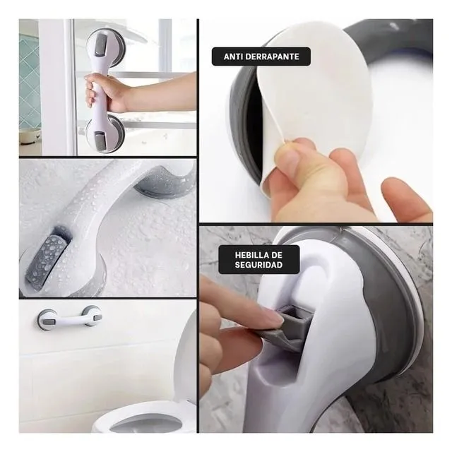 Manilla Para Ducha Soporte Agarradera De Baño Antideslizante