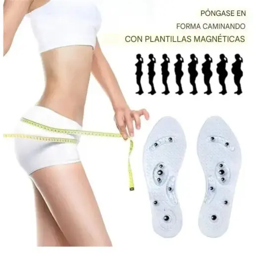 PLANTILLAS MAGNETICAS DE ADELGAZAMIENTO TALLA AJUSTABLE UNISEX