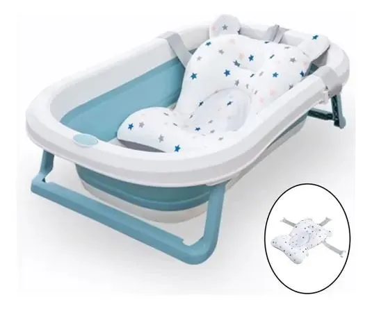 Cojín asiento de bañera para bebé - Fregadero para baño