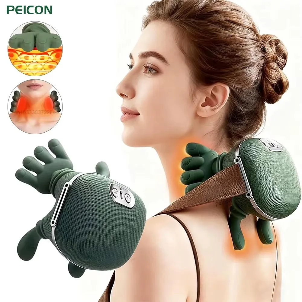 Masajeador Cuello Hombros Shiatsu Con Calor-Inalámbrico