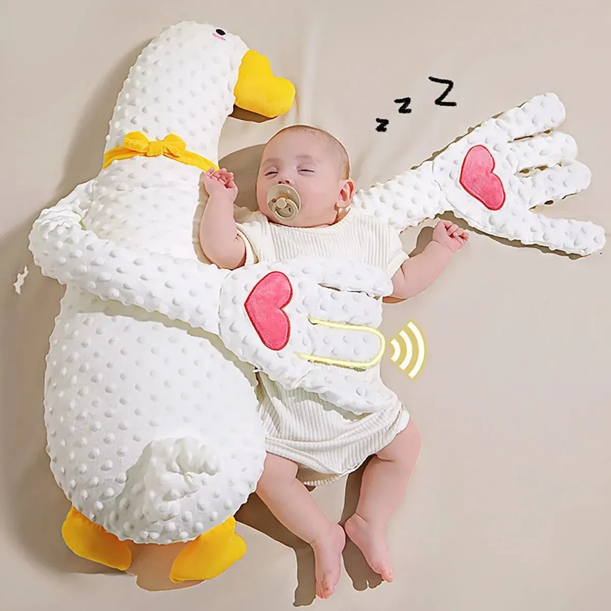Peluche Arrullador para Bebés Palma Calmante Para Dormir