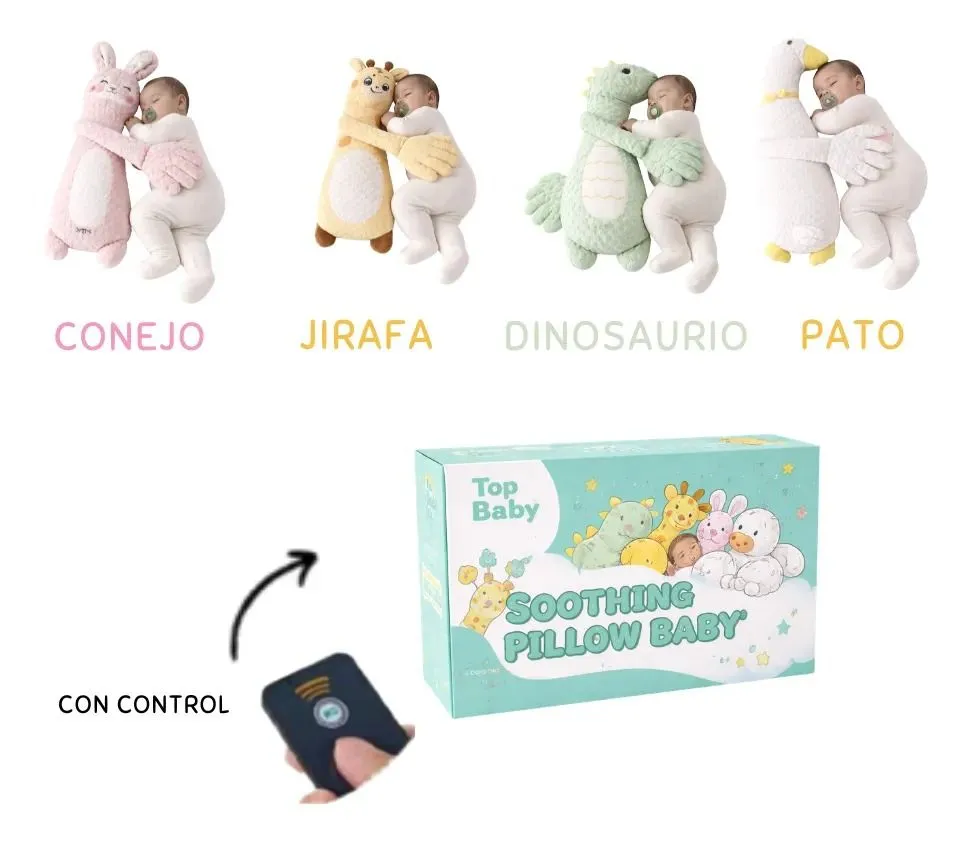 Peluche Arrullador para Bebés Palma Calmante Para Dormir