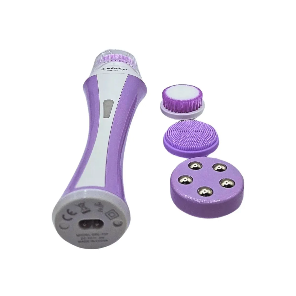 Masajeador y Limpiador Facial 3 en 1 Recargable