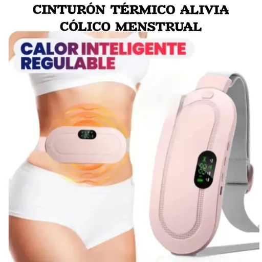Cinturón Almohadilla De Calor Alivia Cólicos Menstruales — Productos para masajes / calentamiento personal eléctricos