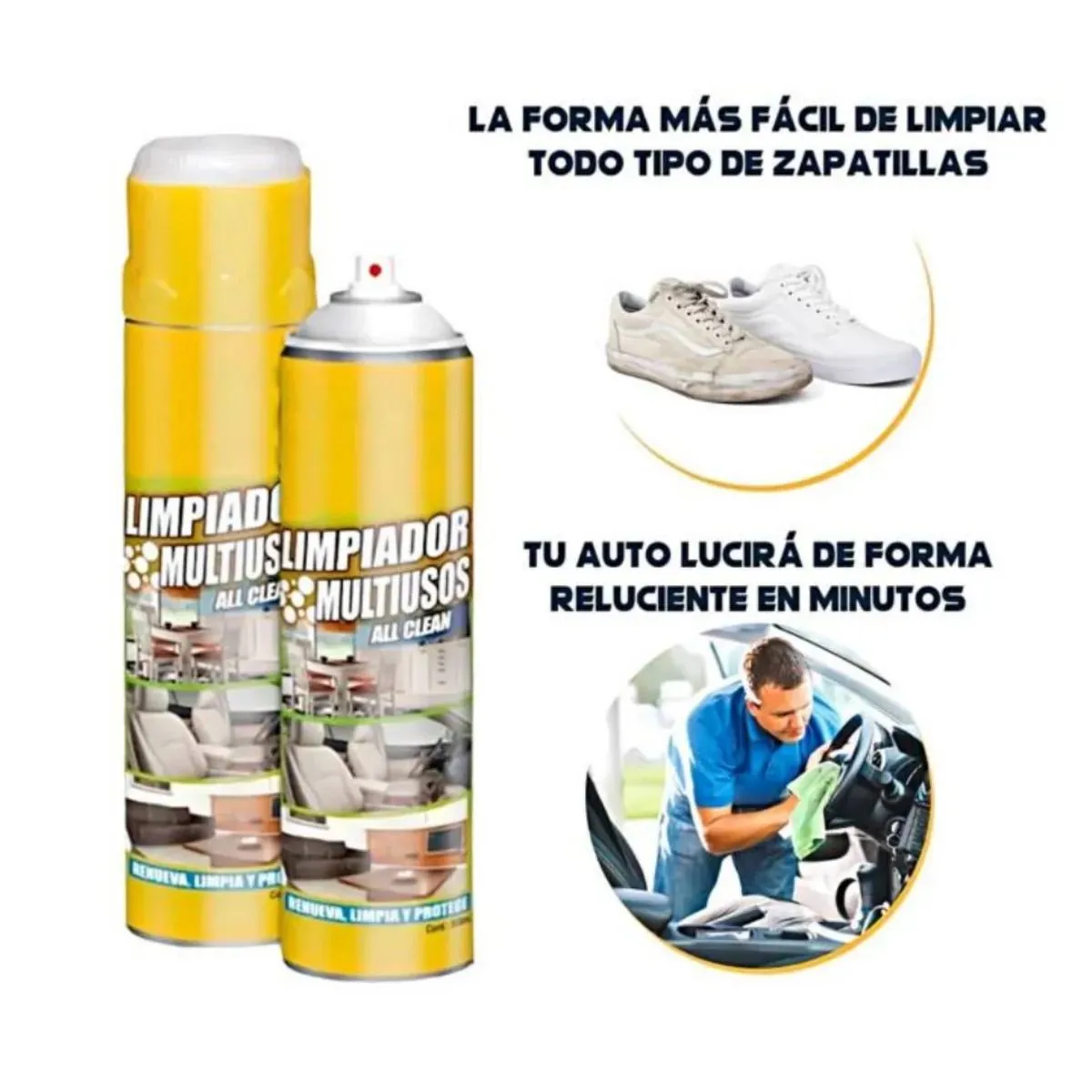 PACK X03 Espuma Limpiadora Multiusos Schubert ORIGINAL - 650 ml — Otros limpiadores