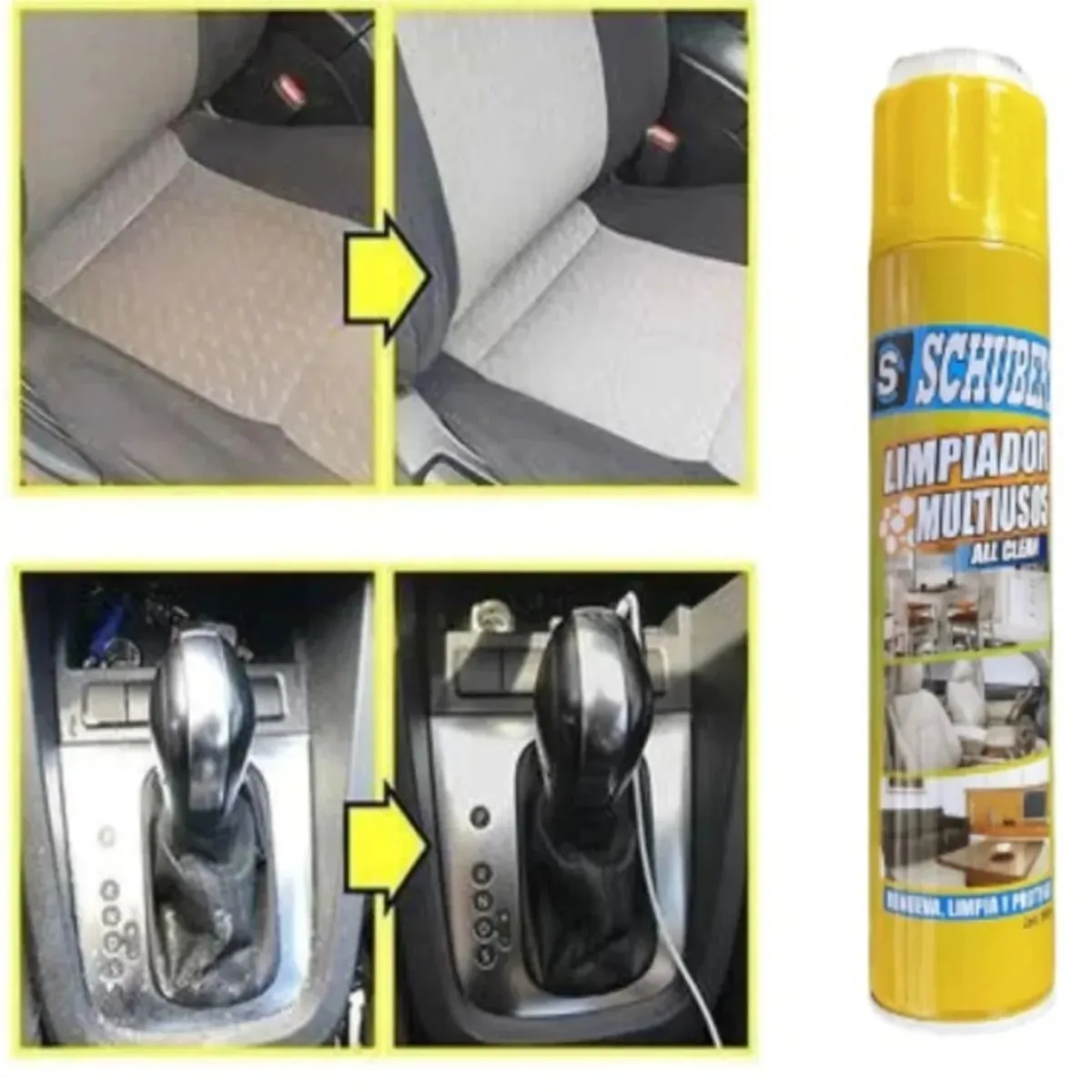 PACK X03 Espuma Limpiadora Multiusos Schubert ORIGINAL - 650 ml