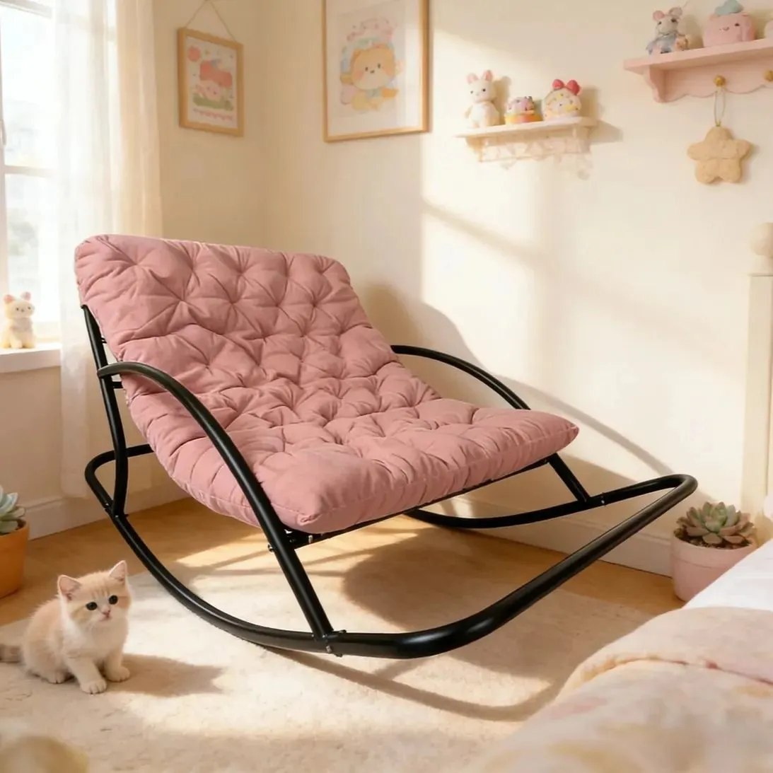 Silla Mecedora Reclinable Para Descanso Ideal Para El Hogar
