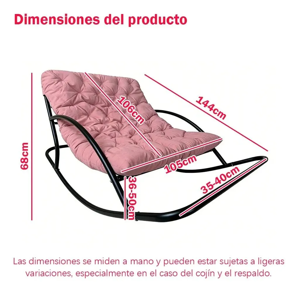 Silla Mecedora Reclinable Para Descanso Ideal Para El Hogar — Taburetes / sillas no eléctricos