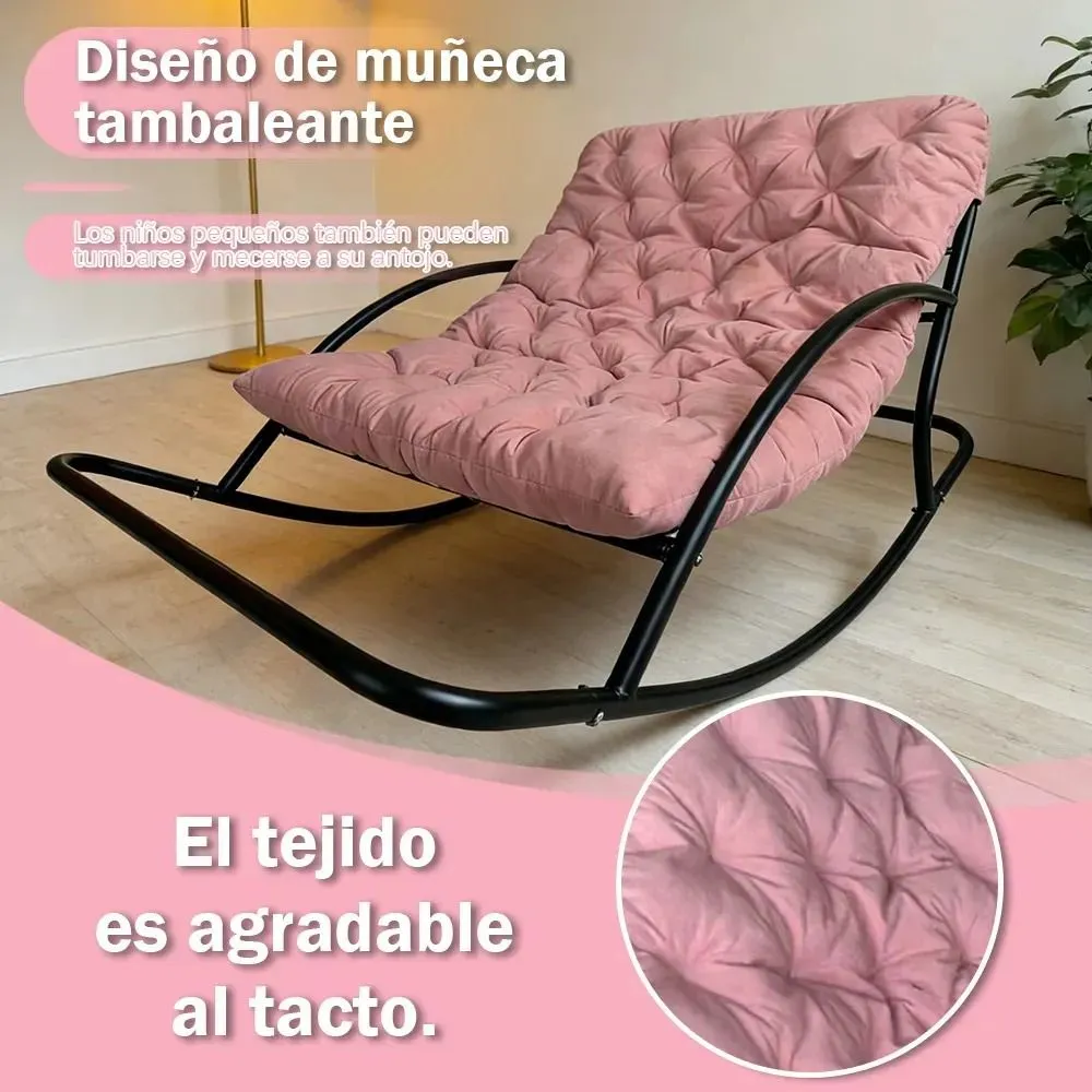 Silla Mecedora Reclinable Para Descanso Ideal Para El Hogar