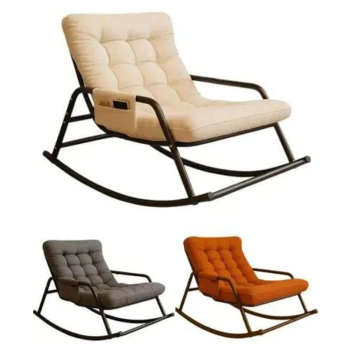 Silla Mecedora Reclinable Para Descanso Ideal Para El Hogar — Taburetes / sillas no eléctricos