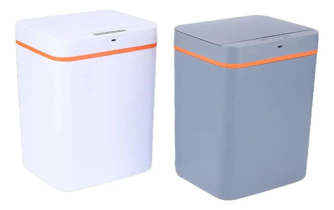 Basurero Inteligente Con Sensor Abre Y Cierra Automático 15L