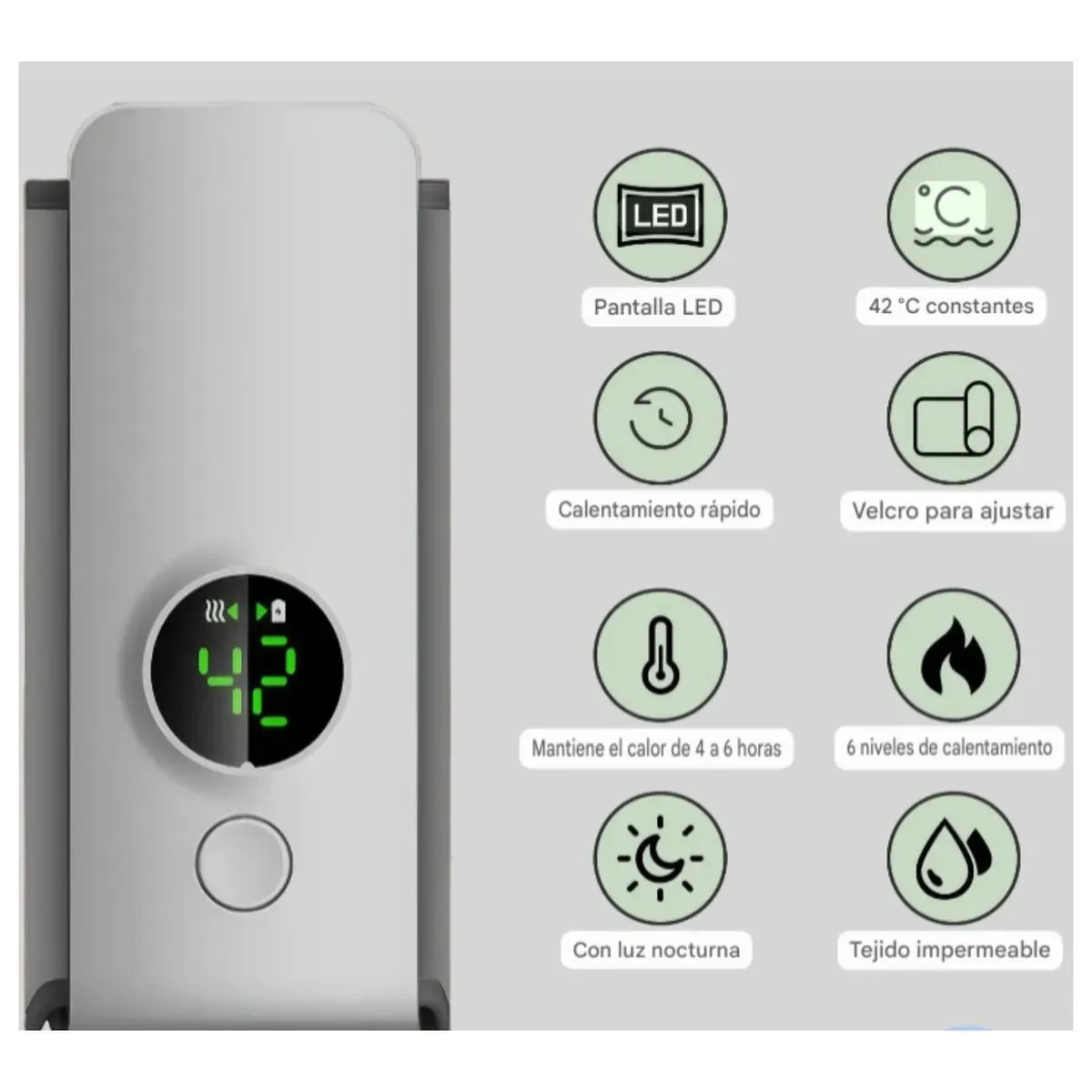 Calentador eléctricos de biberones portátil recargable