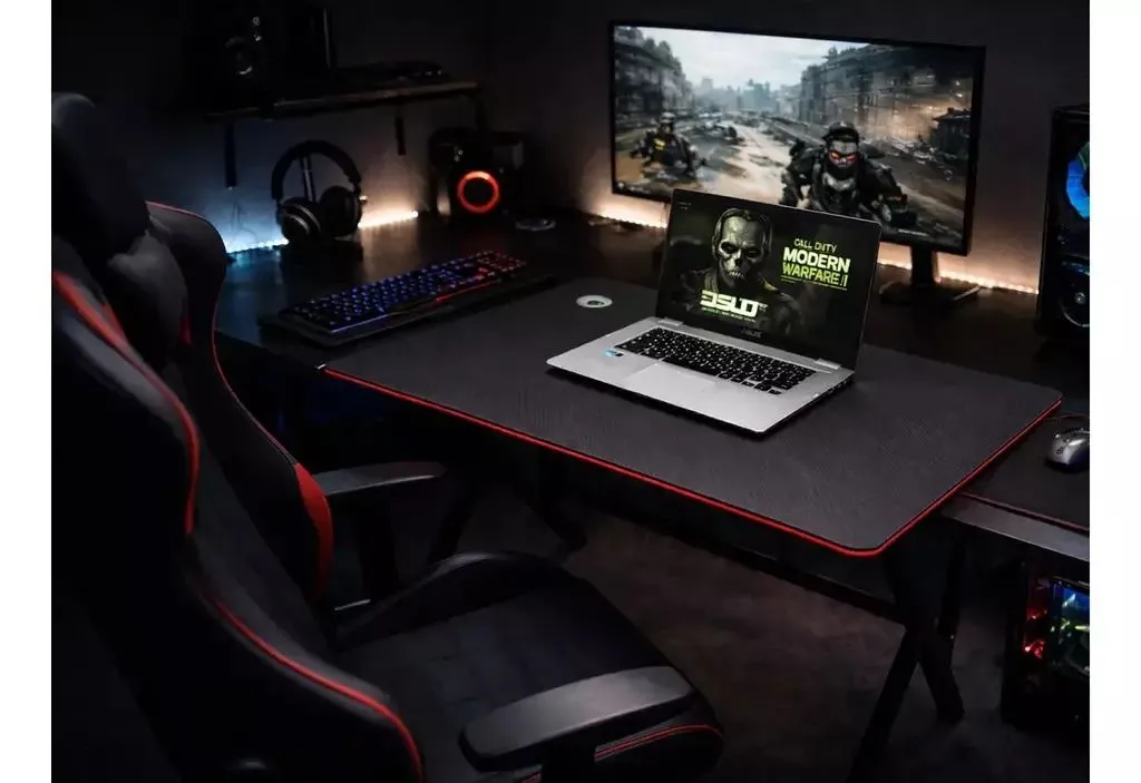 Escritorio Gamer 100x60 Metálico Computador Oficina Estudio