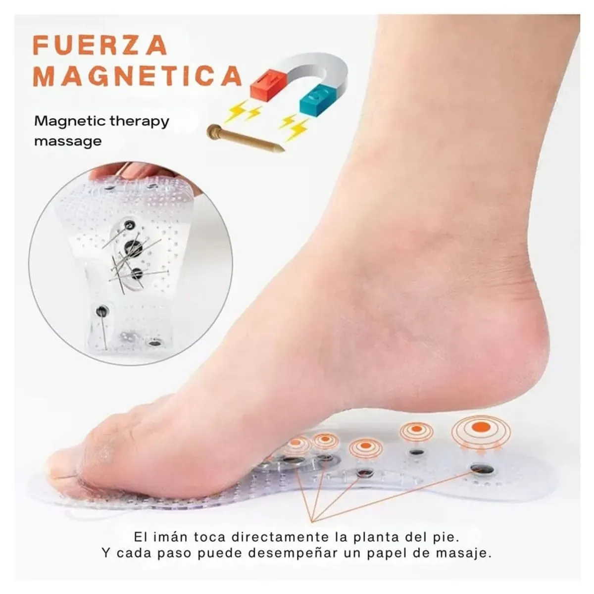 PLANTILLAS MAGNÉTICAS ADELGAZAMIENTO TALLA AJUSTABLE UNISEX