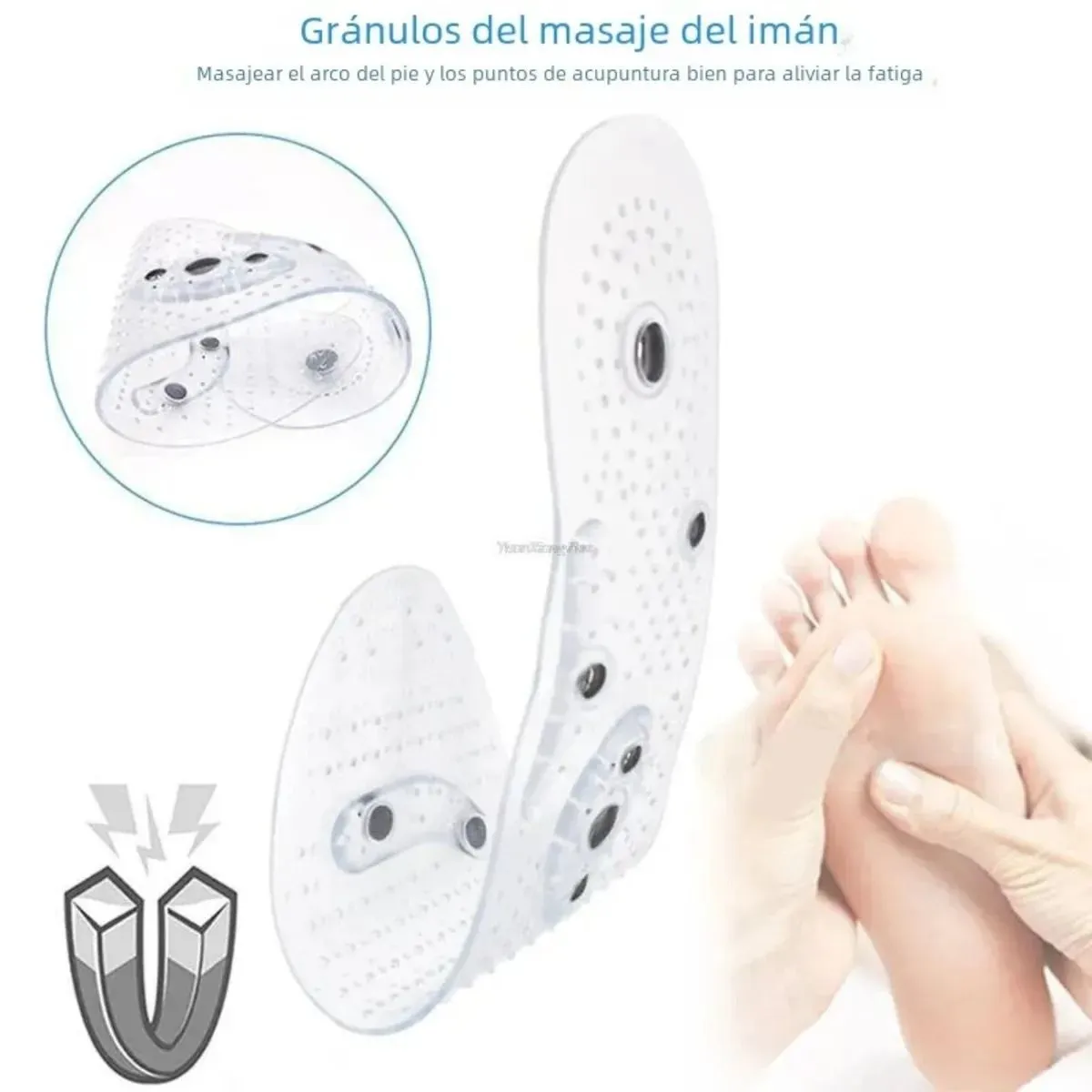 PLANTILLAS MAGNÉTICAS ADELGAZAMIENTO TALLA AJUSTABLE UNISEX