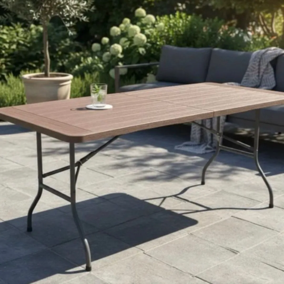 Mesa plegable portatil 180x70cm